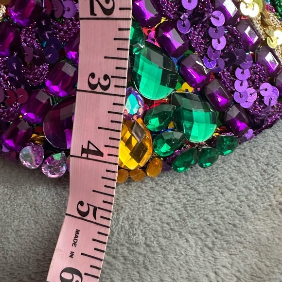 Colorful Sequin and Gemstone Hat - Picture 5 of 6